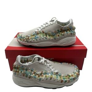 Nike Women's Sneakers - White with Multicolor Accents